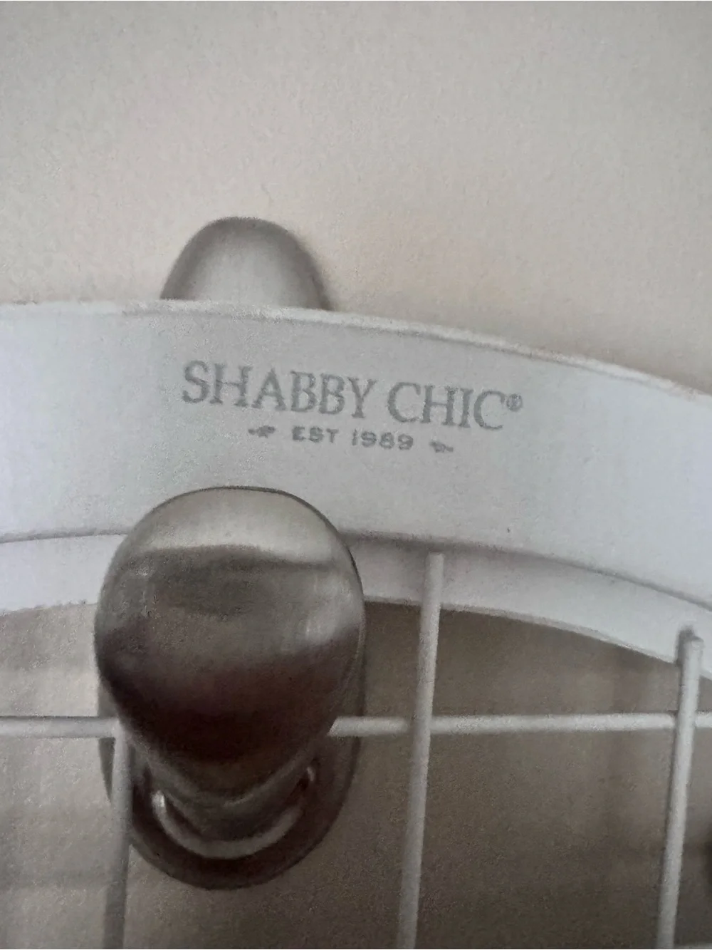 Shabby Chic White Decorative Grid Wall Frame